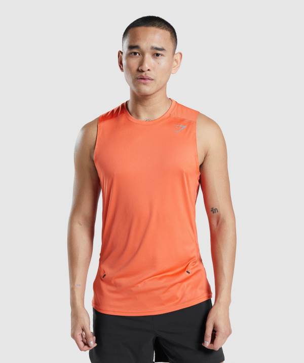 Panske Tielko Gymshark Speed Evolve Oranžové | CS7569240